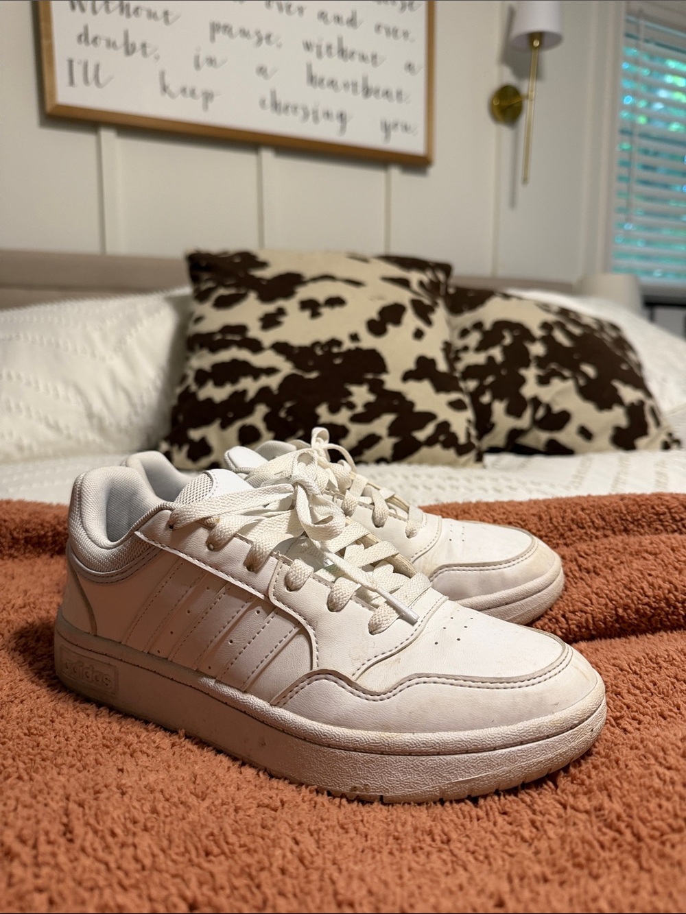 adidas Kids Off-White Low-Top Sneakers